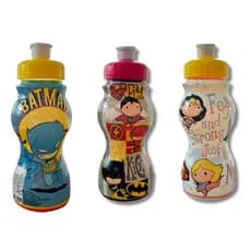 Oferta! Garrafinha Infantil 250ml Liga da Justiça – Diversos Personagens | Modelos Sortidos | Envio Imediato