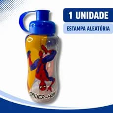 Garrafa de Água 550ml Homem-Aranha – Modelo Squeeze Sleeve, Promoção imperdível, resistente.