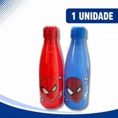 Garrafa Infantil Juvenil 600ml – Personagens, Homem Aranha, Mickey, Minnie, Lilo Stitch, super promoção!