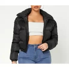 Jaqueta Puffer Feminina Bobojaco Estilo Blogueira Moda Estilosa