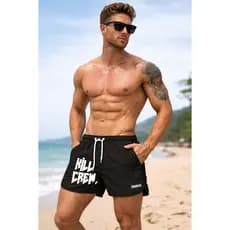 bermuda short curto tactel mauricinho kill crew fitness gym praia piscina casual