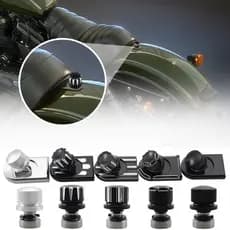 Motocicleta Universal Assento Traseiro Fender Parafuso Porca Capa Para Harley Sportster Dyna Softail Touring Electra Rua