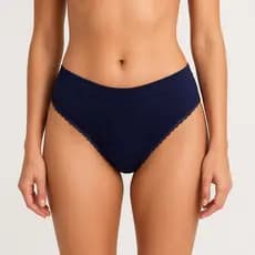 Calcinha Conforto Virginia - Azul Marinho