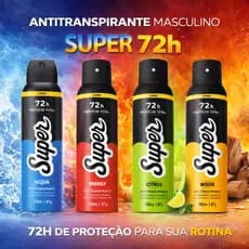 DESODORANTE SUPER CIMED ANTITRANSPIRANTE AEROSOL 150ML