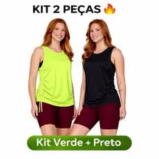 Regata Dry Fit Feminina Básica Estilo fitness Academia Treino Amarração Na Lateral