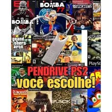 🎮🔥 PENDRIVE PS2 COM JOGOS – VOCÊ ESCOLHE!!! 🔥🎮  Plugou, jogou, reviveu a nostalgia!