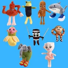 Tung Tung Sahur Pelúcia Brainrot Brinquedo Fofo Meme Boneco Macio