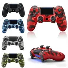 Controle Sem Fio Bluetooth Compatível PS4 PC Celular Dual Vibração Recarregável