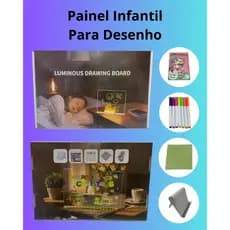 Painel Infantil para Desenho com Luz LED