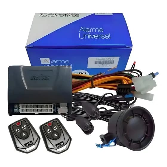 Alarme Automotivo Fks Fk902 SB902 Universal + Desliga Rádio