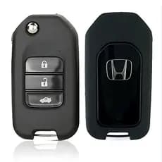 Controle Chave Canivete Honda Led Azul Sistec St48 S/lamina