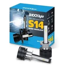 Lâmpada Led Nano Shocklight S14 H1 H3 H7 H11 H16 H27 Hb3 Hb4 H1