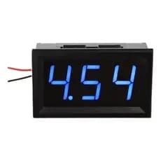 Voltimetro Digital Dc 4,5v-32v Azul