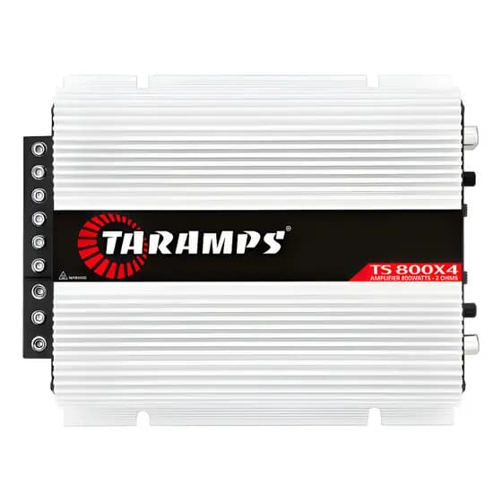 Modulo Taramps Ts 800 Rms Ts800x4 2 Ohms Amplificador 800w Entrada Rca E Fio T800 4 Canais Som Automotivss