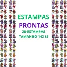 DTF Textil Impressão Estampa Pronta Para Camisetas e Tecidos Termocolantes Personalizados Ja prontos Modelo 610