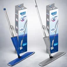 Kit 2 und Mop Spray Com Reservatório Esfregão Rodo De Limpa Chão Pisos Vidros Mop Spray Mágico