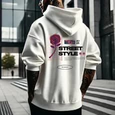 Moletom Masculino Street Estampado Confortável Inverno