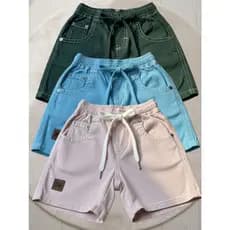 Kit 3 Bermudas Infantil Linho Menino Short Luxo Premium
