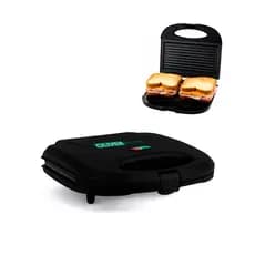 Sanduicheira Elétrica e Grill Família 2 em 1 - Inox antiaderente - 750W OliverHome