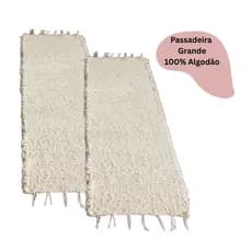 Tapete Passadeira Boho 1,60mx40 / 1,20mx40 / 60x40cm -Veludo Cristal Sala Cozinha Corredor Beira de Cama