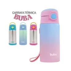 Copo Garrafa Infantil Termico Inox Parede Dupla Buba