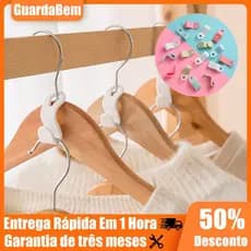 30/50 PCS Gancho Extensor De Cabide De Roupas Conector