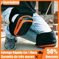 Joelheiras Para Trabalho Suporte Resistentes Com Almofada De Gel E Tiras Antiderrapantes Construção