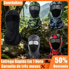 Balaclava Proteção Uv Máscara De Ciclismo De Pesca Mota Capacete Facial Esportes Ao Ar Livre