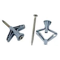 Kit 30 Buchas Parafuso Âncora Montagem Gesso Drywall Expansiva
