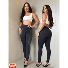 Calça Legging Montaria Feminina Cintura Alta com Detalhe em Cirrê Premium em Tecido Suplex Flanelado