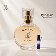 Perfume feminino A.CODE Dally Aromas 30ml - Alta Fixação Aroma Importado
