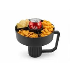 Suporte de Lanche e Bebida Portátil - Bandeira Organizadora de Petiscos Ideal para Piscina, Camping e Cinema