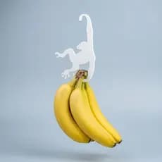 Gancho Suporte de Macaco para Pendurar Bananas-Organização CozinhaSuporte para Bananas de Pendurar Organizador de Frutas