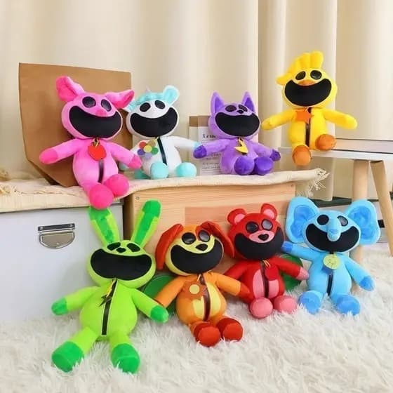 Catnap Plush Critérios Sorridentes Toy Hopscotch Bearhug Plushie Doll Decoração Kawaii Brinquedo De Pelúcia Para Criança