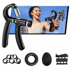 Kit 5 Peças Hand Grip De Mola Antebraço Mãos Aperto Dedos Mãos Punho Fisioterapia fitness