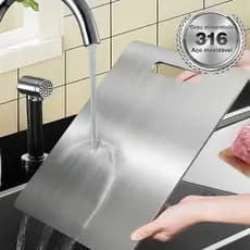 30X46CM Tábua De Corte 316 Aço Inoxidável Antibacteriana À Prova De Mofo tábua de cozinha