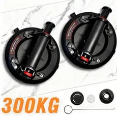 KIT Ventosa Sucção 300kg Vacuo Profissional Para Vidro Marmore Ventosa Profissional