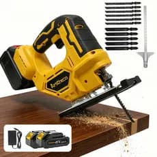 21v Serra Tico Tico 3500 RPM Base Ajustável +10 serras Corta Madeira Mdf Metal Aluminio Plastico