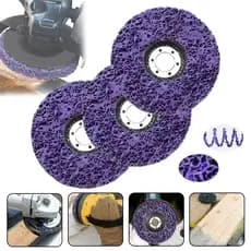 3PCS Strip Disco De Limpeza Flap remuver Removedor de tintas vernizes pintura em metal e madeira Lixadeira 115mm