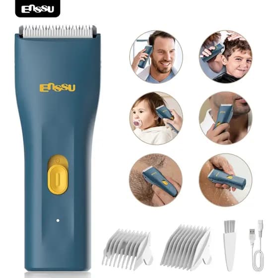 Máquina de Cortar Pelos Impermeável Sem Fio para Axilas e Áreas Íntimas dupla voltagem