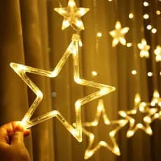 Luzes de Natal a Prova de Água 3 Metros 220V com Controle, Conectores Macho e Fêmea 8 Modos de LED Uso Interna e Externa