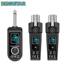 Sistema De Microfone Dinâmico Sem Fio WTU-06C 2.4 Ghz , Receptor XLR E 6.5 Mm , Estável Para Mixer/PA/Guitarra , Desempe
