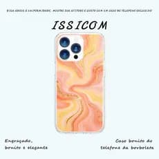 Capa de Celular cartum Linda Caso de telefone mulher capinha capinha iphone Pintura para iPhone XR até 17 Pro Max