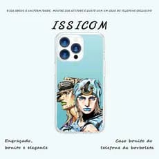 Capa de Celular jojo cartum Linda Caso de telefone mulher capinha capinha iphone Pintura para iPhone XR até 17 Pro Max