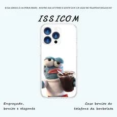 Capa de Celular Peixe feio Caso de telefone mulher capinha capinha iphone Pintura para iPhone XR até 17 Pro Max