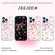 Capa de Celular Caso de telefone borboleta Linda capinha capinha iphone capa iphone capinha iphone 15iphone 17-XR