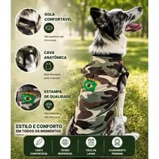 🇧🇷Blusa pet patriota🇧🇷