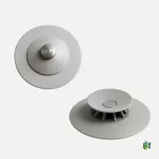 Tampa/Protetor de Ralo Disco Voador Vedação Silicone Anti-Entupimento Anti-Inseto Anti-Odor Para Pia Banheiro Cozinha