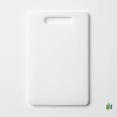 Tábua de Cozinha Corte Branca 22x33cm Antiderrapante Resistente a Rachaduras Leve Prática Para Carnes Legumes Frutas
