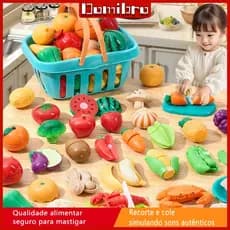 47pcs Brinquedos de cozinha simulados Brinquedos educativos para crianças